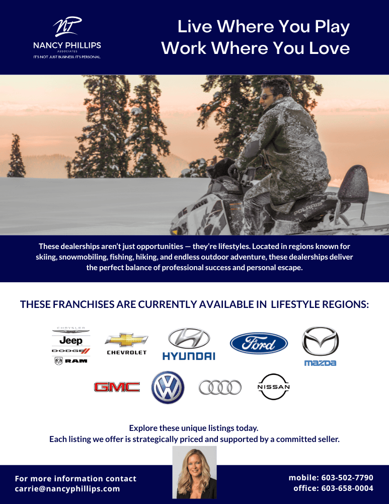 Dealership Opportunities in the Heart of the Great Outdoors
